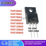 10Pcs mos FHF5N60 FHF7N60 FHF12N60 FHF7N65 FHF8N60 FHF10N60 FHF15N60 FHF20N60 TO-220F MOS Tube In St