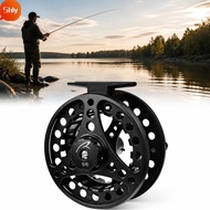 SHLY Fly Fishing Reel, 2+1BB Bearings Aluminum Alloy Fly Reel, Durable 5/6 WT 85mm Diameter Fishing 