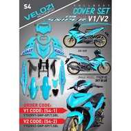 [ VELOZI ] Y15ZR V1 V2 S4 SNIPER SKY BLUE COLOUR COVERSET COVER SET - VELOZI