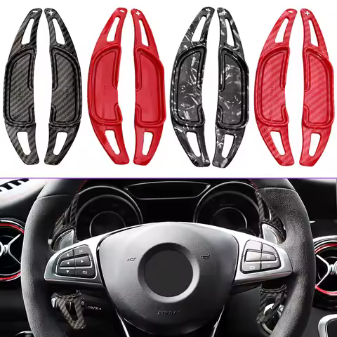 For Mercedes-Benz AMG Steering Wheel Paddle Shift Extension GLA GLC GLB GLE AMG A35 A45 C43 C63 E63