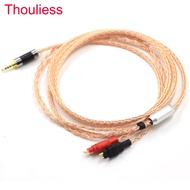 1.2M Braid 8 Cores 7N PC OCC Copper Headphone Upgrade Cable For Sennheiser HD580 HD600 HD650 HD25 HD
