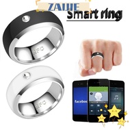 ZAIJIEE Finger Digital Ring, Multifunctional Stainless Steel NFC Smart Ring, Creative Magic Wear Wea