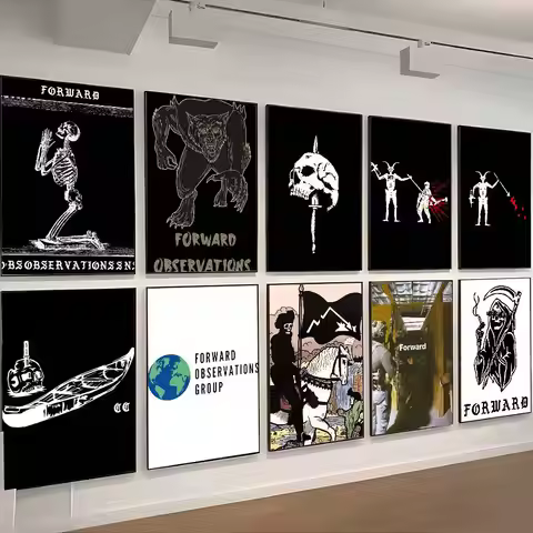 F-Forward O-Observations Group Poster HD art sticky wall waterproof home living room bedroom aesthet