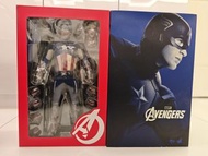大平賣 代客放Hottoys mms174 avengers Captain America 美國隊長 開盒check件全新品一盒
