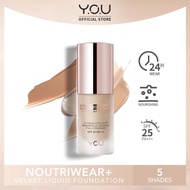 You noutriwear+velvet liquid foundation