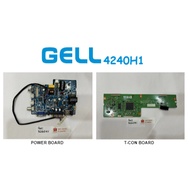 GELL LED SMART TV 4240H1 4240 Power Board CV3663M-A32 T-Con Board 6870C-0080D
