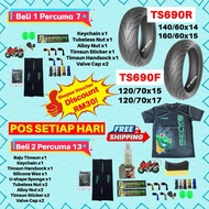 Timsun Tubeless Tayar Motor TS690 @ 15&17 inch 🔥 FREE SHIPPING & FREE BAJU🔥 120/70-15 160/60-15 120/