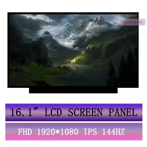 144Hz 16.1'' WLED FHD IPS LCD Screen Display LED M02082-001 M54734-001 M54735-001 Non-Touch 1920X108