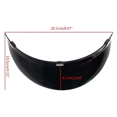 Y9UC Hot Universal 3 Visor Face Lens For Motorcycle Helmets Open Face