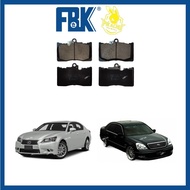 FBK Disc Brake Pad Front - Mark-X GRX133 Lexus GS300  GS300h GS350 IS200t UCF30