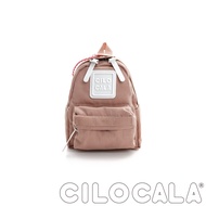 CILOCALA Bright Color Nylon Water Repellent Backpack-Mini Pink