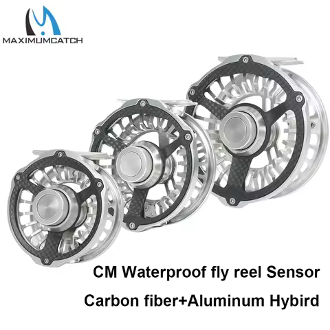 Maximumcatch CM Fly Reel - 3-8WT Waterproof Carbon/Aluminum Hybrid Lightweight Sealed Drag