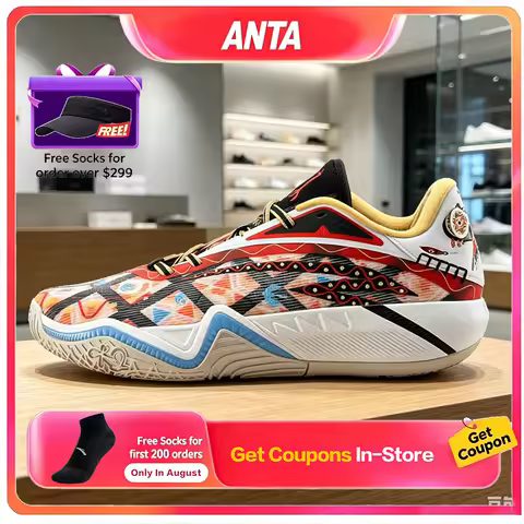 ANTA Kyrie Irving Men Basketball Shoes Anti‑Slip Wear‑Resistant Cushioning Training Sports Sneakers
