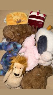 Jellycat蛋糕 Jellycat capybara Jellycat粉紅熊 Jellycat太空兔 Jellycat獅子 Jellycat海鷗