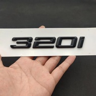 3D ABS Matt Black Chrome Car Trunk Letters Decal Sticker For BMW 320d E46 E90 F30 F31 G20 Logo 320d 