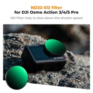 K&F Concept Variable ND32-512 Filter Compatible with DJI Osmo Action 5 Pro, 4, 3, KNF Camera Filter