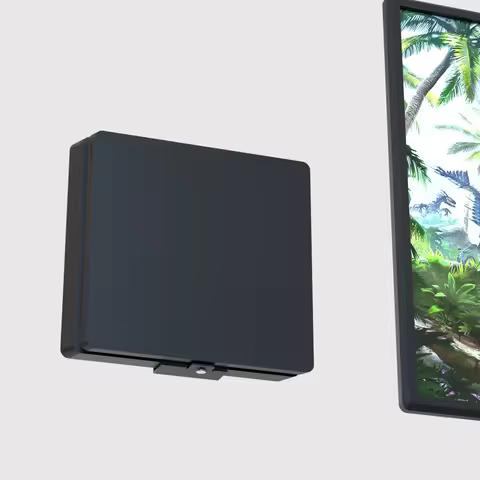 PS4 mounted on the wall with expansion bolt brackt hold PS4 or slim Pro for digital or disk version