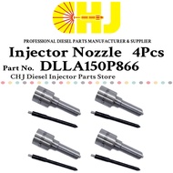 4x Injector Nozzle DLLA150P866 for HYUNDAI D4DD D4AF / Denso 5550 8310 Injector