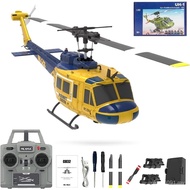 RC ERA C032 RC Helicopter, 148 Skala 2.4G 6CH UH-1 Huey Flybarless RC Helicopter, Penstabilan Girosk