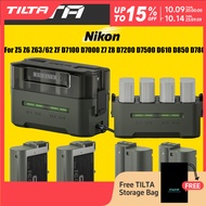 TILTA EN-EL15C Camera Battery Charger Case Set 4 Channel 2400mAh Camera Battery for Nikon Z5 Z6 Z63/