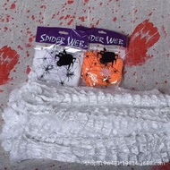 Halloween Ghost Festival Spider Cotton Spider Web Decoration Props  Halloween decorations simulated 