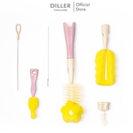 Diller Bottle Cleaning Kit Brush Set Milk Water Glass Straw