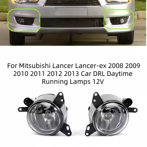 For Mitsubishi Lancer Lancer-ex 2008 2009 2010 2011 2012 2013 Car DRL Daytime Running Lamps 12V 8321