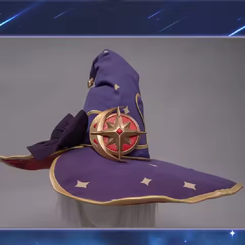 IN STOCK UWOWO Game Genshin Impact Mona Hat Only Megistus Astral Reflection Cosplay Costume Enigmati