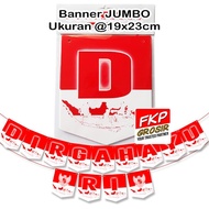 Df-8 Jk-54 Wholesale Per 12 Pcs - Happy Banner Flag Bunting Flag Independence Day of the Republic of