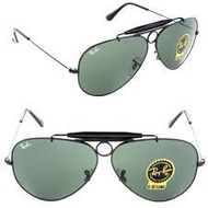 [ready stock] summer authentic ray_ban sunglasses shooter rb3138 002 men women glasses