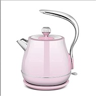 Electric Tea Kettle 304 Stainless Steel Electric Kettles 1.5 L Portable Vintage Travel Water Boiler Coffee Pot f AST Heating Kettle for Green Tea Red Tea Coffee (Color : Green),practical hopeful