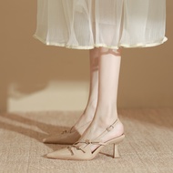 Grape Mom Huizhou Women's Shoes - Genuine Leather Spring Summer High Heels