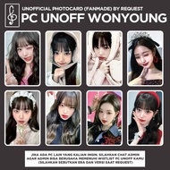 [IVE] WONYOUNG BY REQUEST UNOFFICIAL PHOTOCARD ive photocard