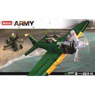 Sluban Stacking Block Toys WWII A6M Zero M38-B1108 Aircraft Model