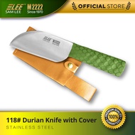 [SAMLEE M2222] 118# Durian_Knife with Cover (Colour Handle)