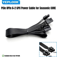 GPU Power Cable PCI-e 8Pin 6+2 for Seasonic CORE GC-650/GC-550/GC-500, GM-650/GM-550/GM-500, GX-650/