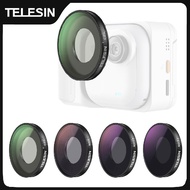 TELESIN Filter Set CPL ND8 ND16 ND32 Filter for Insta360 Go Ulatra Quick Release Frame ND VND For In