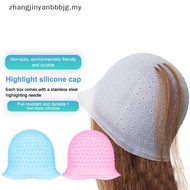 # ZHAN # Hair Coloring Highlighting Cap Reusable Silicone Highlight Cap Pull Through Caps For Hair D