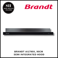 BRANDT AI1790X 90CM INTEGRATED HOOD + 2 YEARS WARRANTY