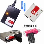 Suitable for Sony DSC-W80 W90 W100 W110 W120 Camera Battery+Charger+Card Reader