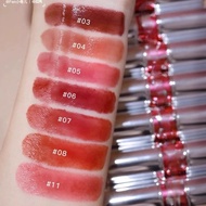 Silver Round Tube Mirror Water Gloss Lipstick Sample 1.6g 03 04 05 06 07 13 15