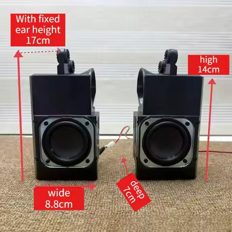 SOTAMIA 2Pcs Two Way Silk Film Horn Tweeter Passive Speaker 6 Ohm 18W Surround Audio DIY Bluetooth C