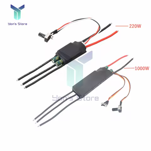 DC 7-24V 200W 1000W BLDC 3-Phase Brushless Motor Driver Hallless DC Motor Drive Board With Potentiom