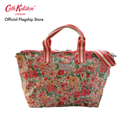 Cath Kidston Foldaway Holiday Bag Small Painted Bloom  Warm Cream กระเป๋าพกพา กระเป๋าถือ กระเป๋าแคทคิดสตัน