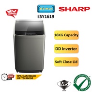 2026 NEW Sharp Washing Machine Inverter 16KG Direct Drive Top Load Washer Mesin Basuh Auto Murah 洗衣机