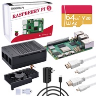 52Pi for Raspberry Pi 5 4GB Starter Kit, with Pi 5 Board, Pi 5 Case with Active Cooler, 64GB Card an