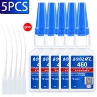LOOLIFL | 460 Super Glue universal Instant Adhesive Quick-drying Cyanoacrylate for Leather Rubber Wo