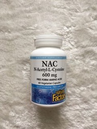Natural Factors NAC  N-Acetyl L-Cysteine 600mg 60 capsules 💊 Detox Regulators #Detoxification Suppor