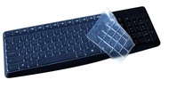 Ultra Thin Desktop PC Silicone Clear Keyboard Cover Skin Protector Compatible for Logitech MK235 K37