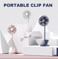 2000mAh USB 充電簡易可調角度方向夾式迷你強力風扇連堅固掛鉤  sasckp 2000mAh USB Rechargeable Easy Angle and Direction Adjust